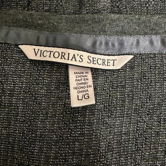 Victoria's Secret Women's Gray Metallic Henley - Picture 4 of 5